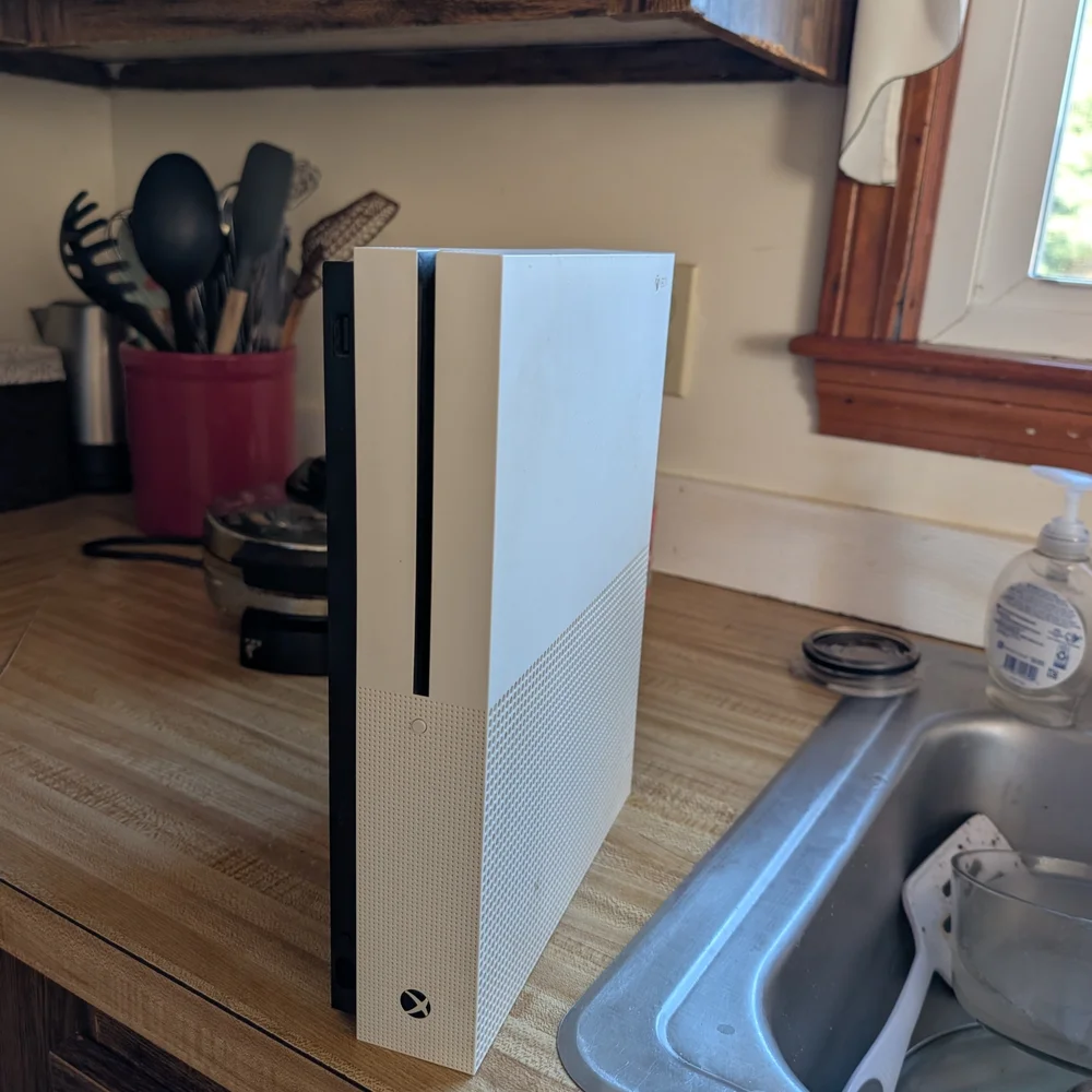 Microsoft Xbox One S Console - White and Green
